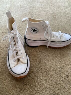 Converse Chuck Taylor White Platform High Top Sneakers